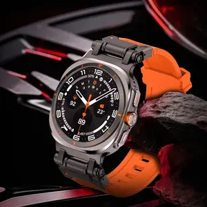 Rubber Loop Strap for Samsung Galaxy Watch Ultra 47mm Luxury Men Sports Band for SAMSUNG GALAXY WATCH ULTRA 2025 Wristband Bracelet Wearable Accessory Smart Watch Accessories
