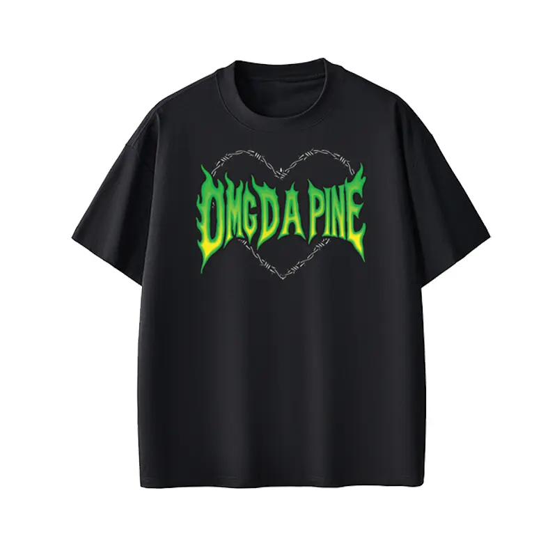 OMG Da Pine Black Tee