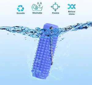 Little Ouchies Fidget, Portable Stim Tool, Pocket Mini Fidget Toy,  Pain Stim Fidget, 3D Printed Venting Key Pendant, Spiky Grippie Stim Keychain for Anxiety Relief Easter Gifts for Kids