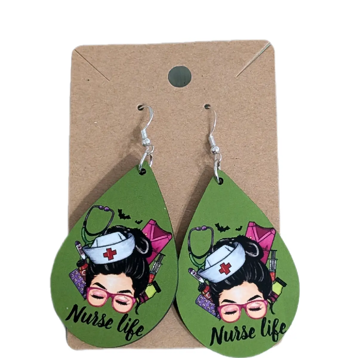 Nurse Life Halloween Earrings