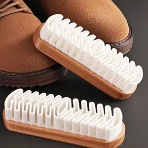 Suede Brush for Shoes Nubuck Brush Suede Eraser Suede Shoe Brush Suede Shoe Cleaner,Soft Suede Shoe Brush Cleaner, Suede Cleaning Brush for Shoes, Bags, Jacket, Purse, Sofa with Wooden Handle, Stain Eraser
