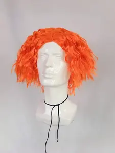 Alice in Wonderland Mad Hatter Curly Wig, Halloween Party Cosplay Costume Accessory, Authentic Style Replica Hairpiece