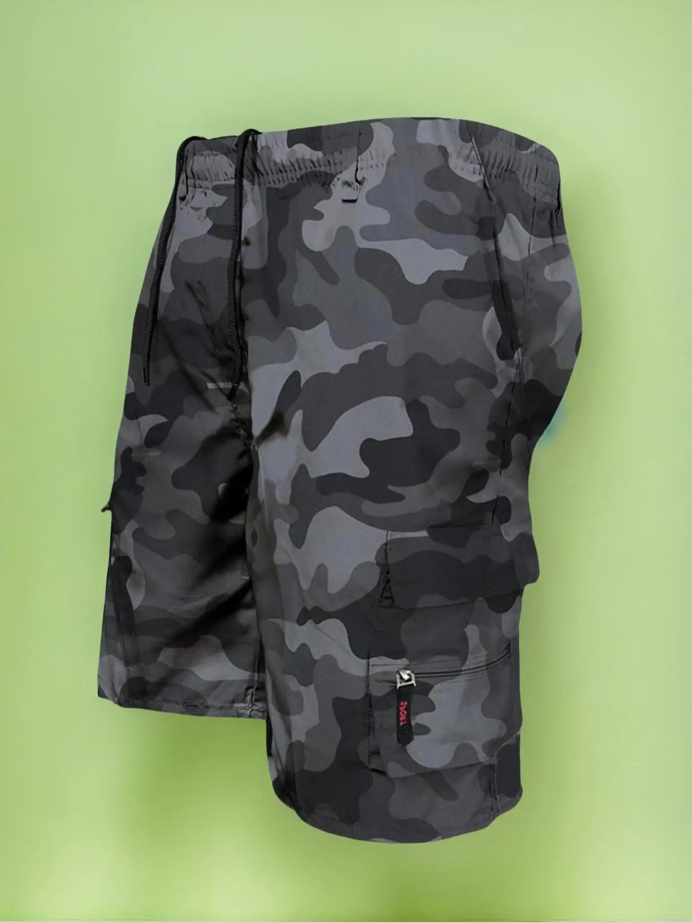 Men's Camo Print Drawstring Waist Cargo Shorts, Breathable Casual Regular Fit Pocket Shorts for Daily Wear, Mens Shorts, Summer Clothes, Summer Outfit