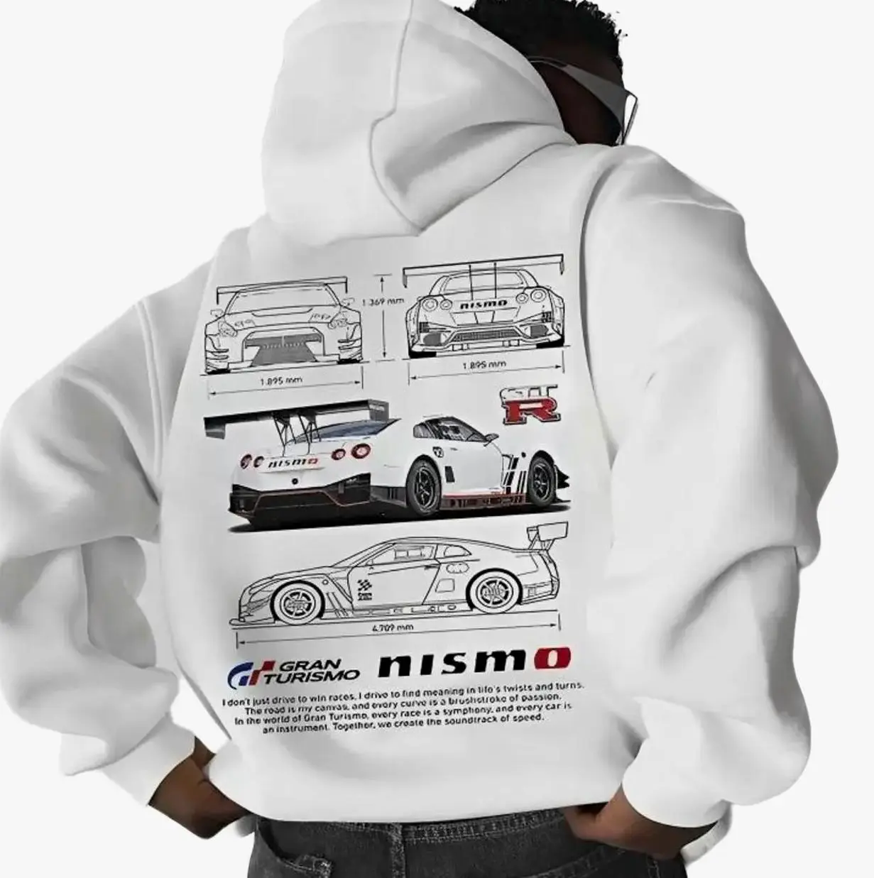 GTR R35 Hoodie, T-Shirt & Sweatshirt – Vintage JDM Car Graphic for Car Enthusiasts, NISMO Streetwear Apparel for Men & Women, Trendy Best Gift SS