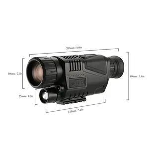 The NV300 portable handheld adult night vision device features infrared high-definition imaging, supports real-time photography, storage, and digital zoom. It is suitable for various outdoor activities such as travel, camping, mountain climbing, fishing,