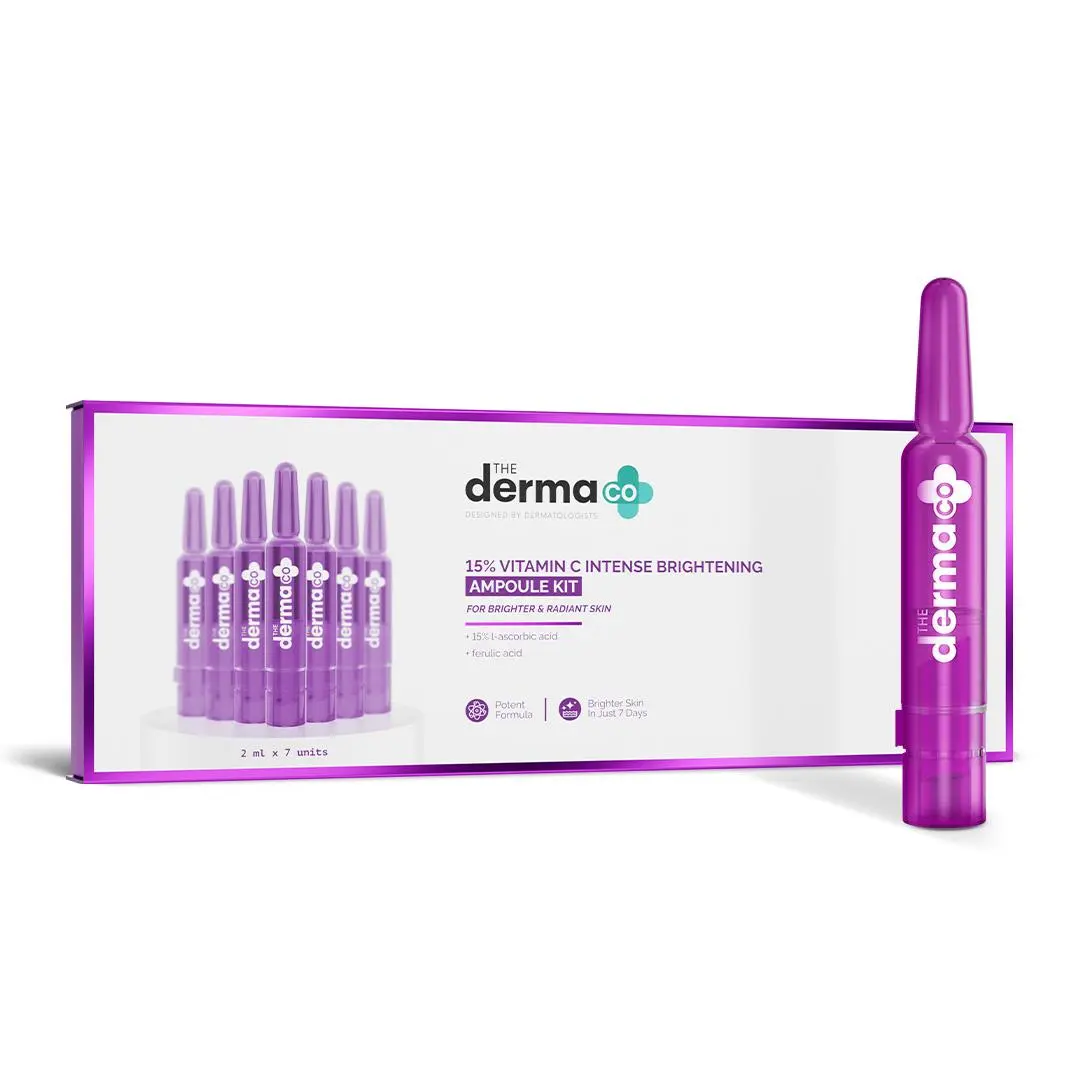 The Derma Co 15% Vitamin C Intense Brightening Skin Repair Kit