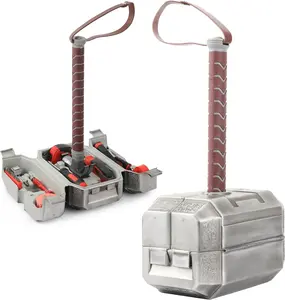 Thor Hammer Tool Box Multifunctional Thors Hammer Toolbox Set Novelty Home Hammer Tool Kit 12 Piece Home Tool Set Gift for men