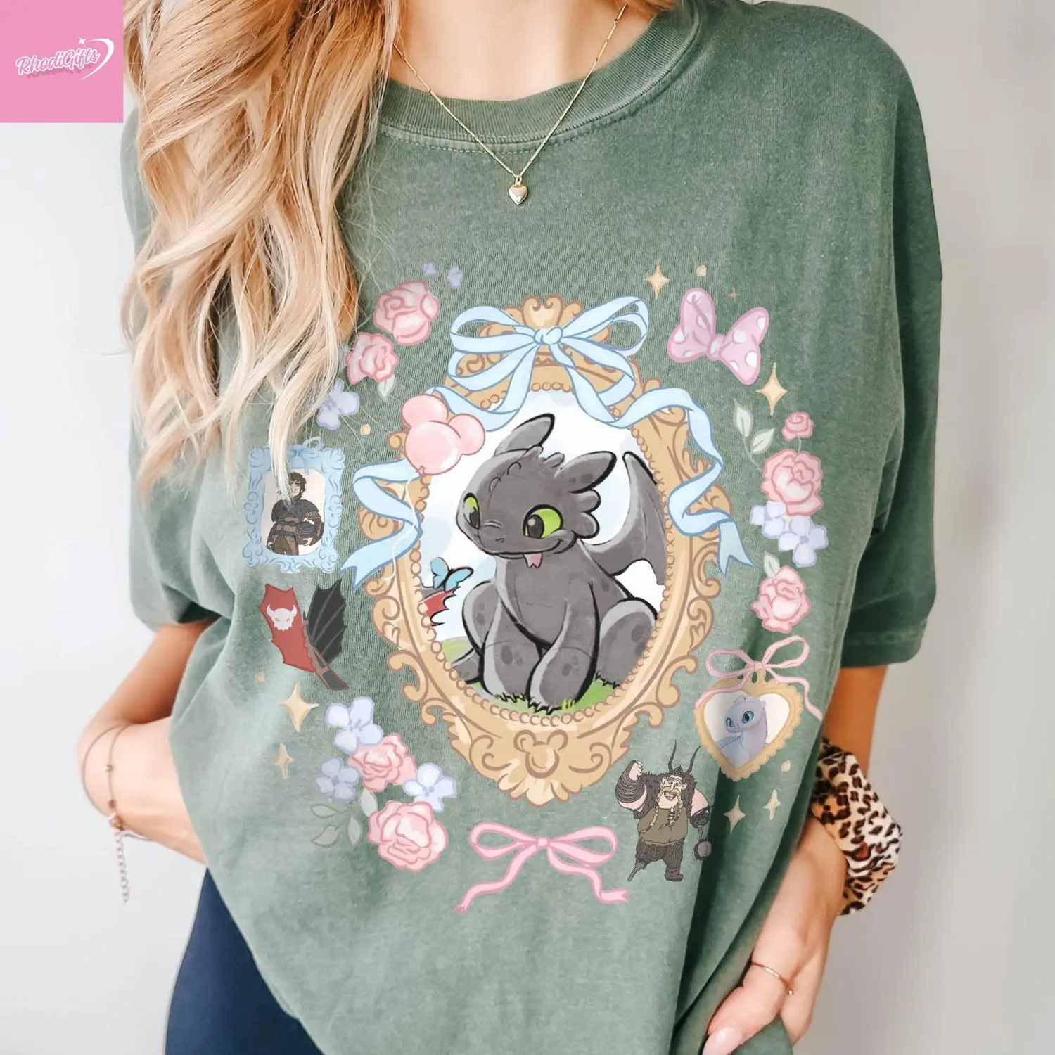 Youth and Adult Coquette Bow Toothless How To Train Your Dragon Shirt, Toothless Baby Tee Crop Tank, Toothless Baby Tee, Cute Toothless