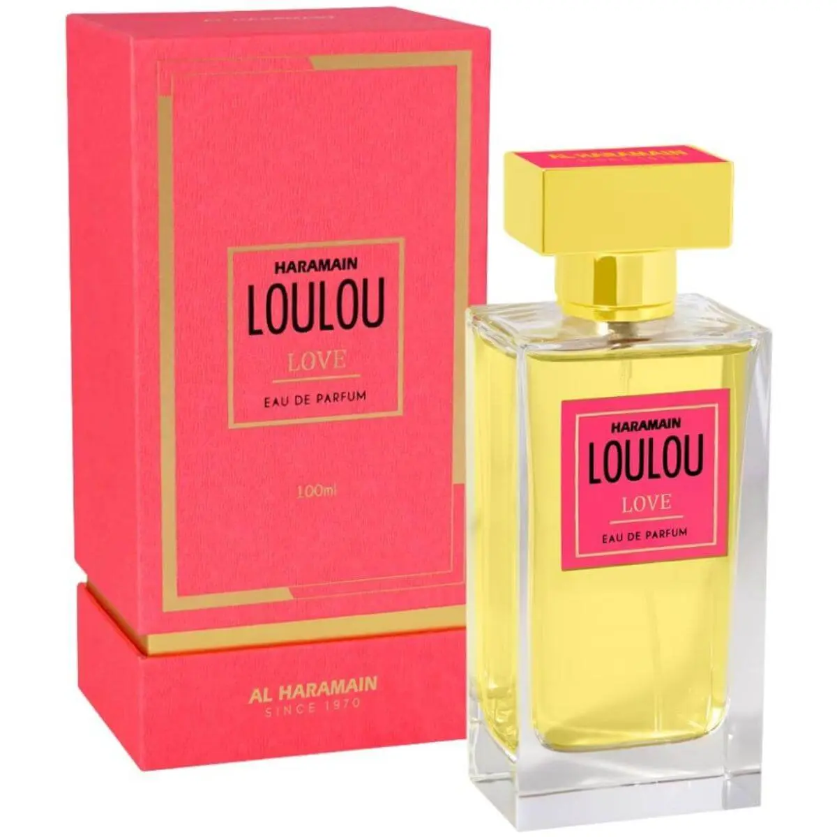 Al-Haramain Loulou Love Women's Eau de Parfum (EDP) - Full-Size 3.4 fl oz Boxed Perfume for Women, Elegant Citrus Fragrance with Mandarin Top Notes, New in Box, Perfumes For Women, Elegant Women's Fragrance