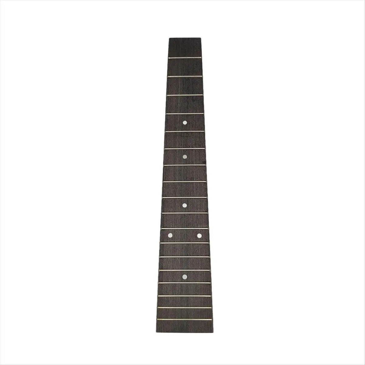 Wood Ukulele Neck Fretboard, 18 Frets Replacement DIY Part for 26-Inch Tenor Ukuleles