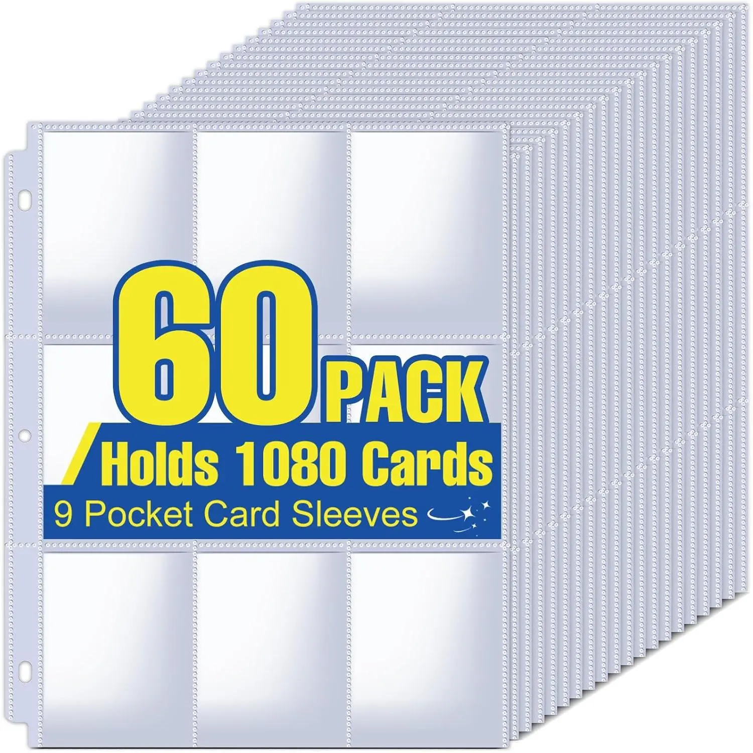 trading card sleeves 9 pocket Amazon.com : Amazon Basics 9-Sleeve Trading Card Protectors Binder Sheet  for Storage and Protection, Top Loading, Transparent, 100-Pack : Office  Products