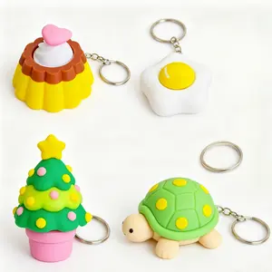 Mix 2 fingertip press toys, stress relief pendant, stress relief tool, and portable keychain