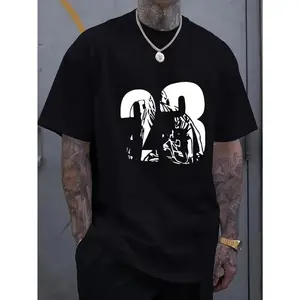 ToolHeaven 23 Printed T-Shirts, Men's T-Shirts, Summer Casual Short Sleeve T-Shirts Menswear Top Breathable Classic