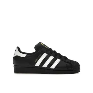 adidas Kid's Superstar Core Black Cloud White Gold, from StockX