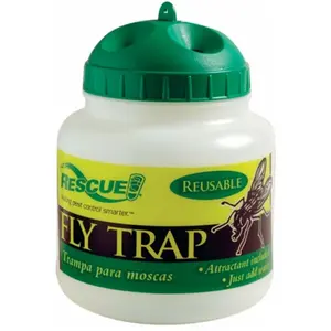212 MAIN Sterling Rescue FTR-DT12 Attractant, Hanging Fly Trap, Reusable Unit, Outdoor Fly Control for Fishing & Leisure Activities