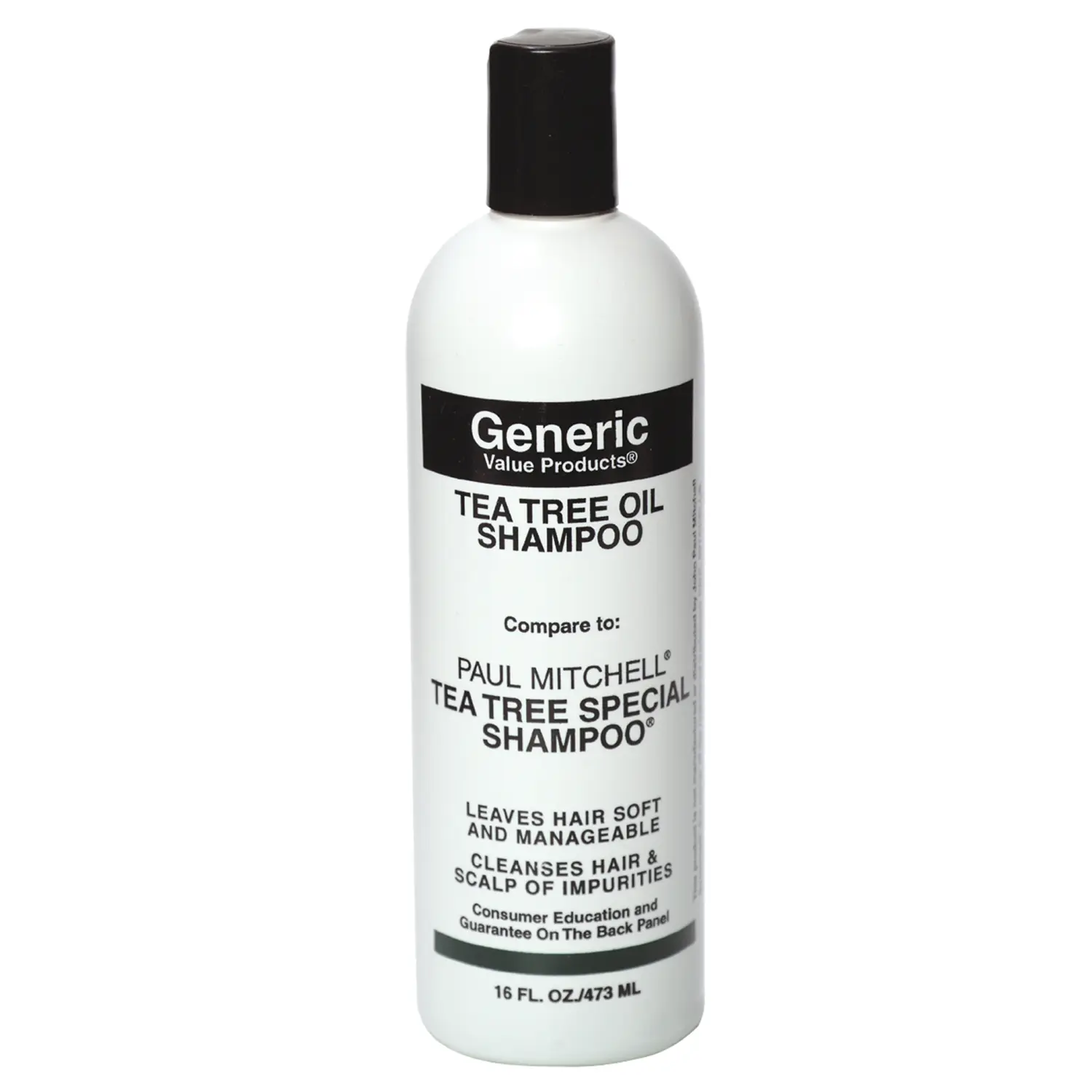 Generic Value Products Tea Tree Oil Shampoo, Leaves Hair Soft and Manageable, Leaves Scalp Clean and Tingling