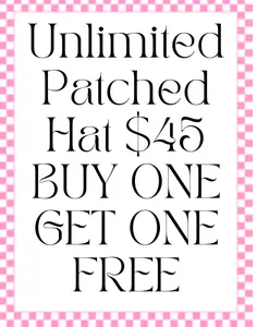 Unlimited Patch Hats Built on live
