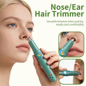 Nose Hair Trimmer, Portable Electric Nose Hair Trimmer for Men and Women, No Hair Hurt, No Pain, Stylish and Simple, USB Rechargeable, Suitable for Nose Hair, Eyebrow and Ear Hair Trimming