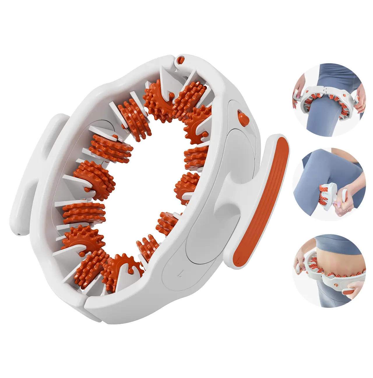 LEXI 3-in-1 Body Sculpting&Cellulite Massage Roller - Push-Pull Handles Combat Cellulite Bumps and Inflammation,Providing Deep Tissue Relief for Tight Muscles.Apply on Thighs,Calf,Waist to Smooth leg Skin,Define Contours,Enhance Recovery, relaxation,summe