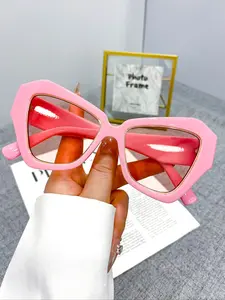 New Vintage Cat Eye Fashion Glasses, Unique High-End Style, Suitable for Women & Men, Perfect for Street Photography & Daily Wear