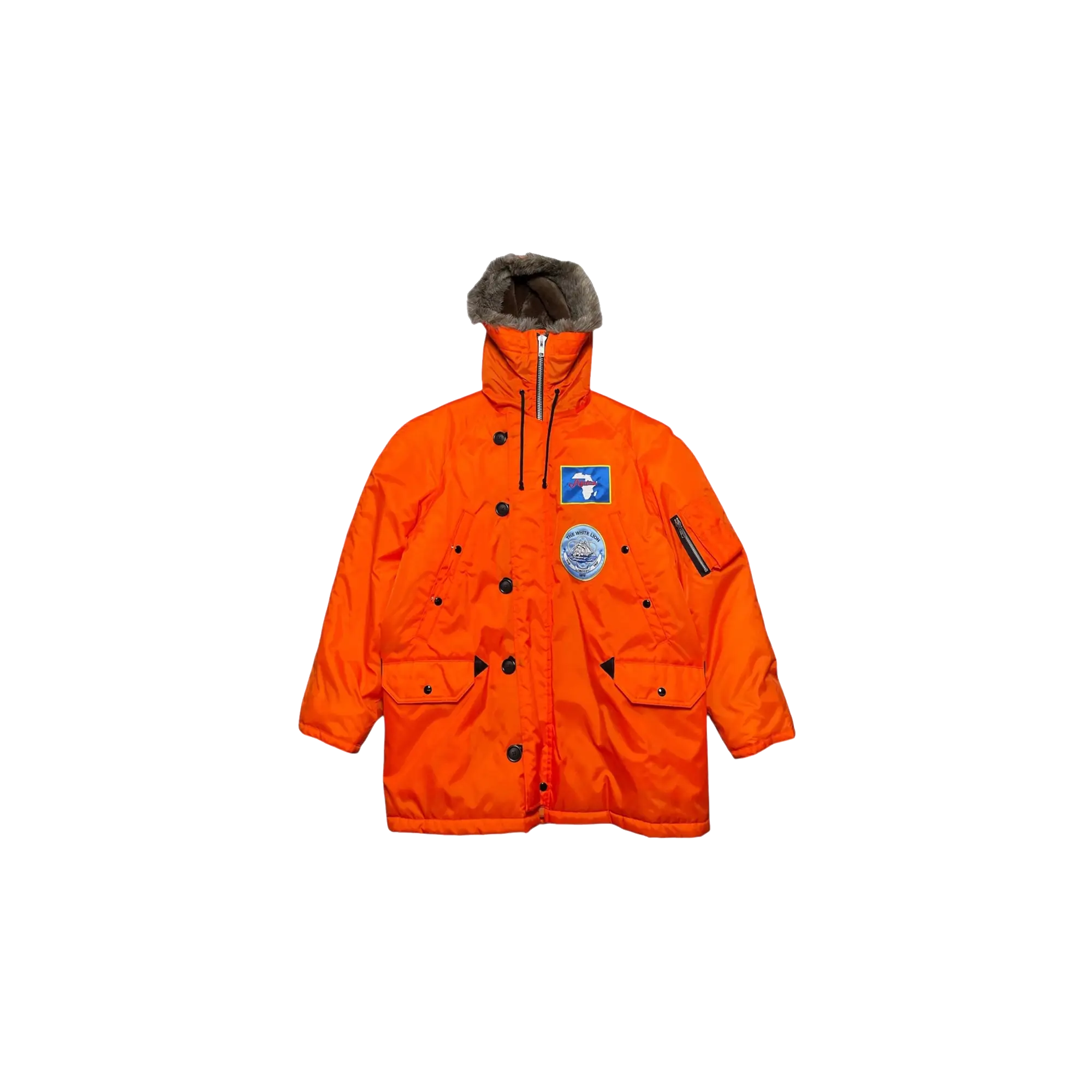 Longest Trip Patch Parka Jacket "Orange" DT610