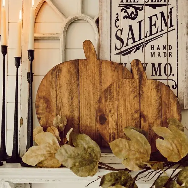 Farmhouse Pumpkin Cutting Board Set of 2