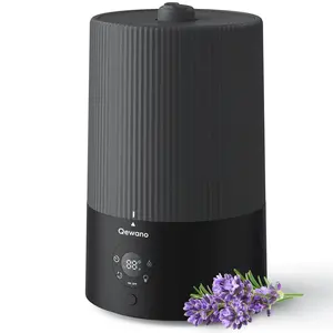 Humidifiers for Bedroom, 4L Top Fill Cool Mist Humidifiers with Oil Diffuser and Nightlight, Ultrasonic Air Humidifier for Home Baby Nursery & Plants,Large Room, Lasts Up to 50 Hours, Auto Shut-Off