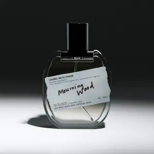 Laurel Bath House Morning Wood - Elegant Scented Fine Fragrance Spray with Oud Wood Black Rose & Upcycled Cedar No.0924 Perfume Aroma
