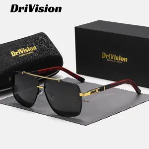 Fathers Day Gift Drivision unisex sports High-End Craftsmanship full-frame polarized sunglasses outdoor activities and driving refined functional sunglasses UV400