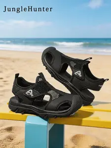Sporty Sandals, Open-Toe Design, Suitable for Boys & Girls, Lightweight Comfortable, Breathable Sandals, Ideal for Daily Wear & Outdoor Activities, Sports Sandals