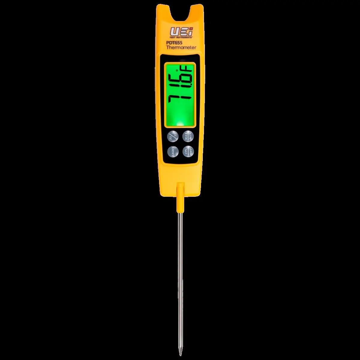 212 MAIN Digital Differential Folding Pocket Thermometer - Folding Probe Capable, Magnetic Mount, Temperature Gauge, -58°F Min Temp, Ideal for Office & School Supplies