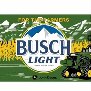 J0hn Deere B.Light Beer 3x5 FT Flag Banner Farm Garage Wall Art Fan Gift for Outdoor Room Man