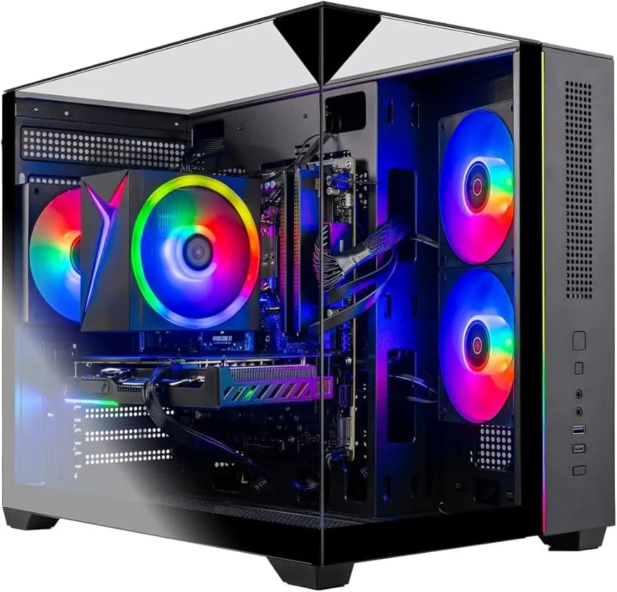 Gaming PC, AMD Ryzen 7 5700 3.7GHz, NVIDIA RTX 5060, 1TB NVMe SSD, 32GB DDR4 RAM 3200, 650W Gold PSU, Wi-Fi, Win 11, Desktop