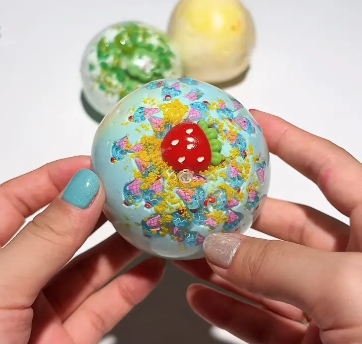 Handmade Crunchy Dough Squish Ball