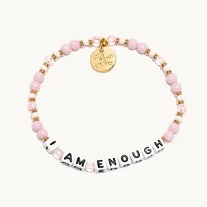 Little Words Project "I Am Enough" Bracelet – Choose Your Size & Embrace Self-Worth