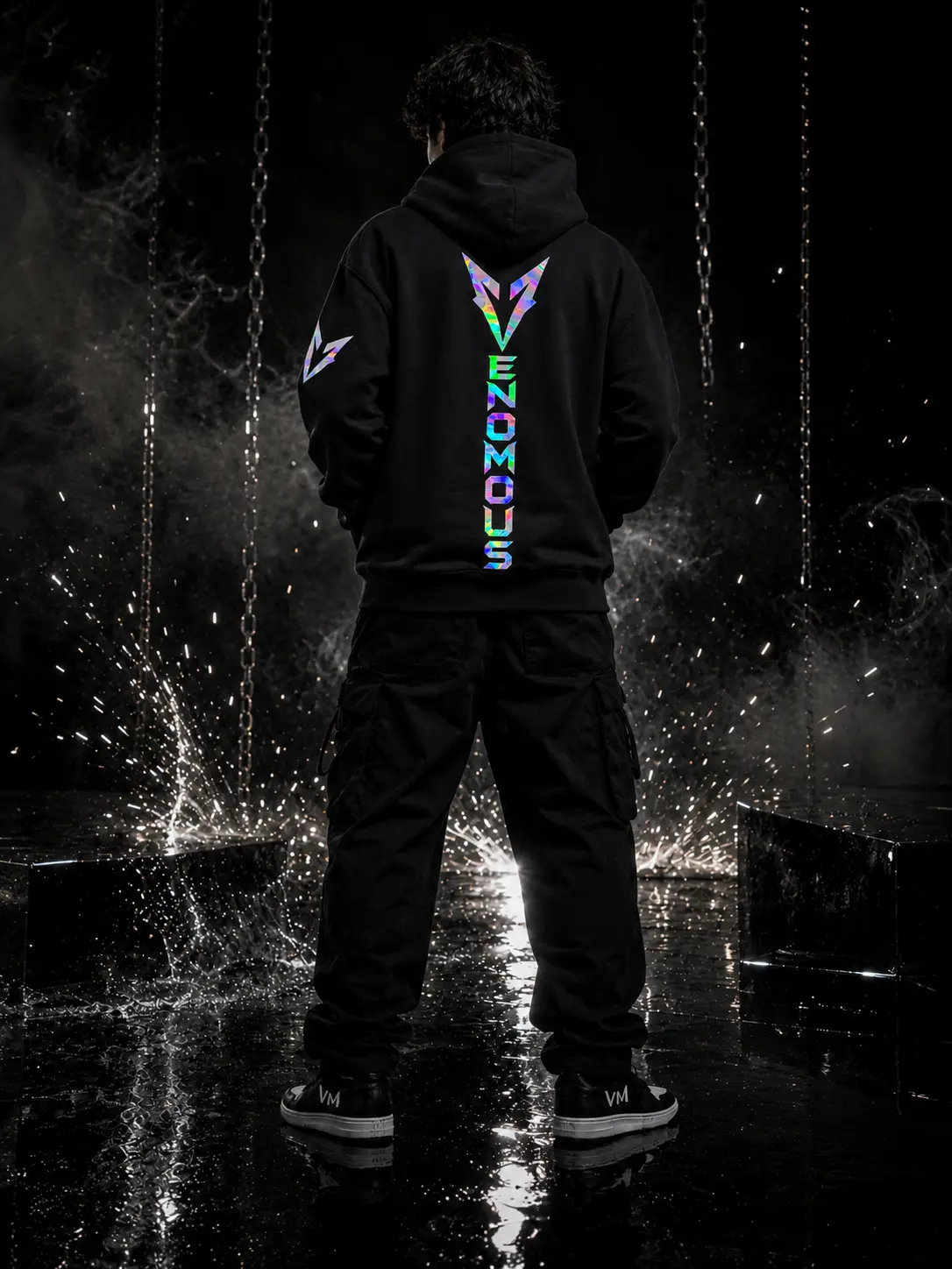 Vertical Venomous Holographic Hoodie