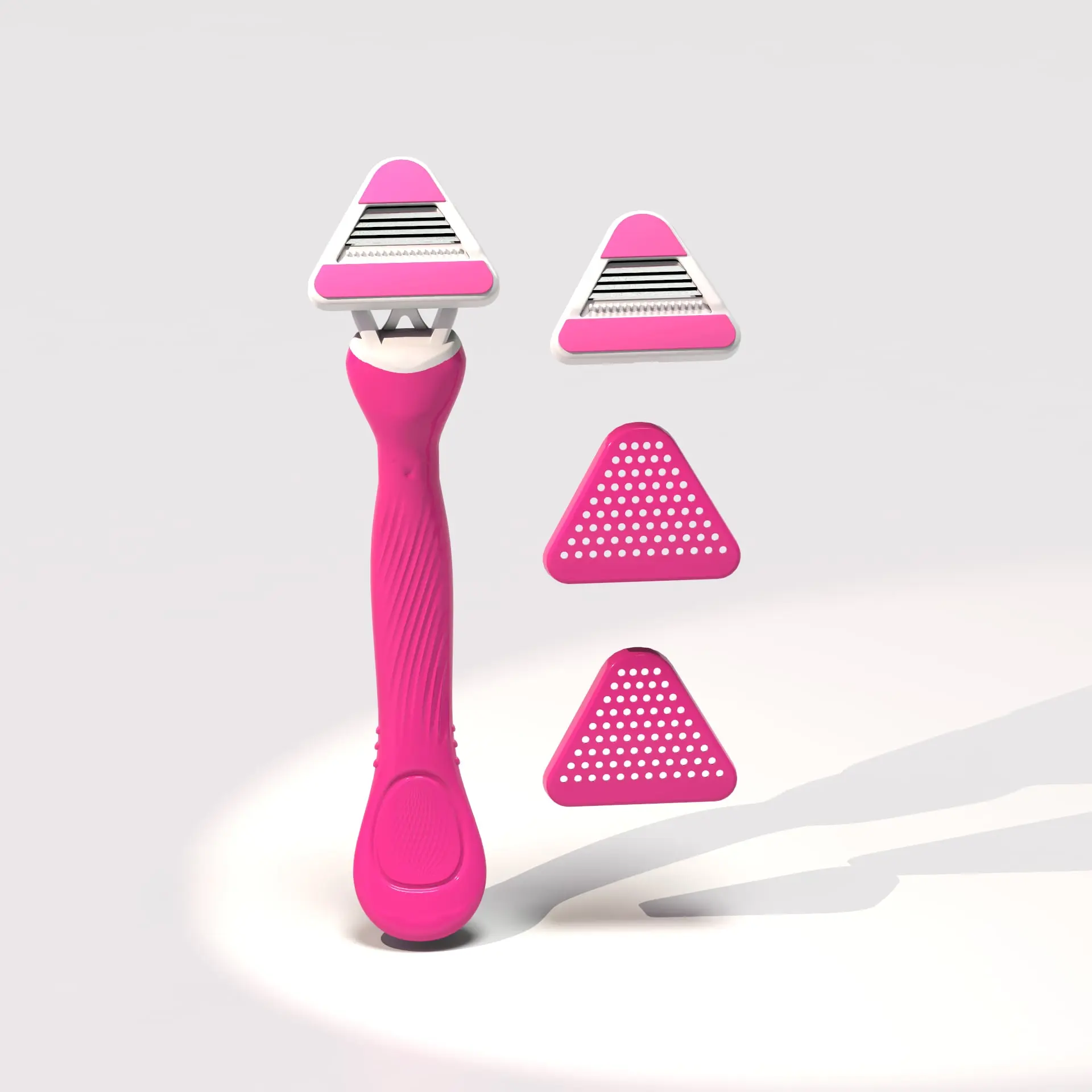 V-JSHAVE Women's Razor – Patented Triangle Head | Smooth Shave for Legs, Bikini Line & Underarms