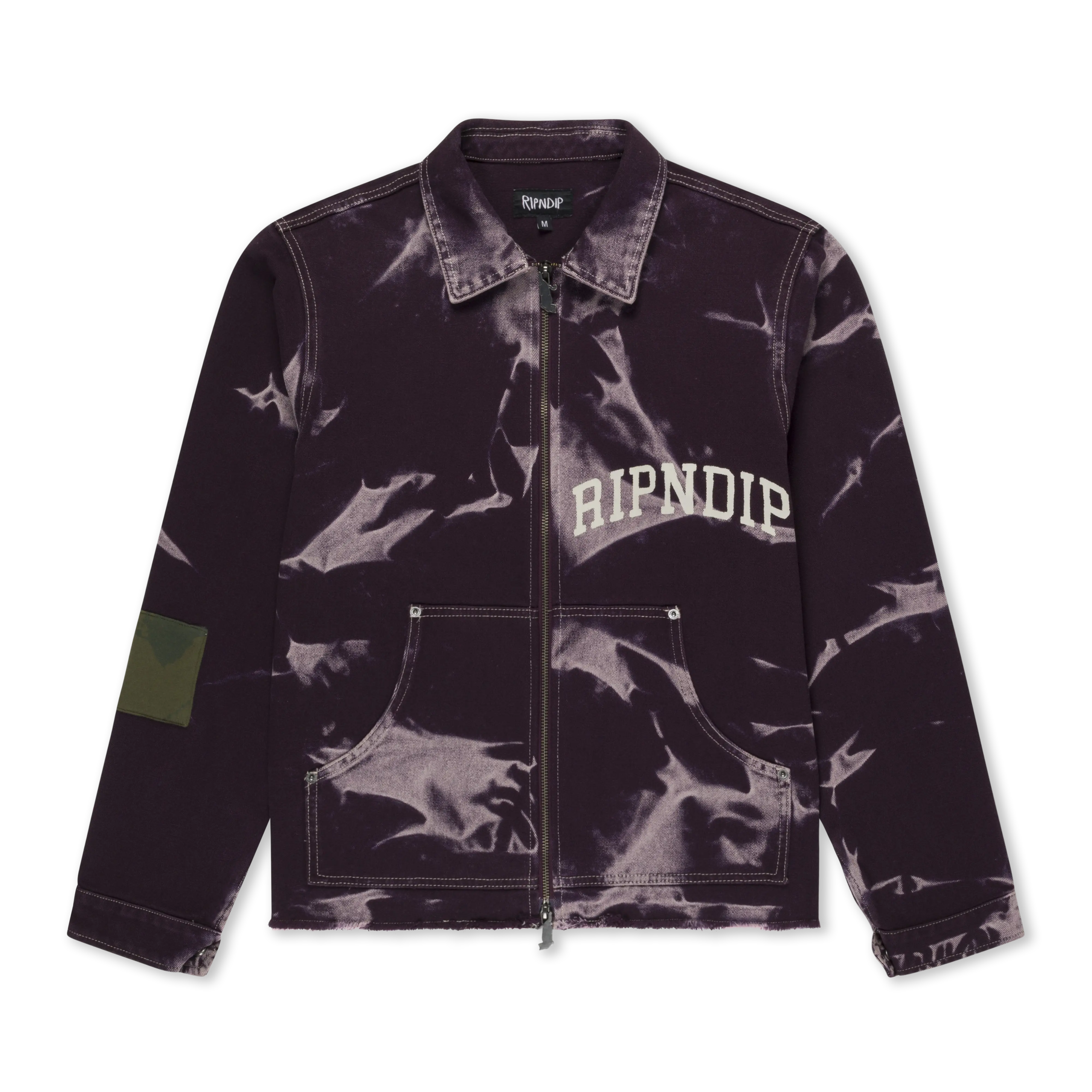 Skyline Work Jacket (Dark Plum Wash)