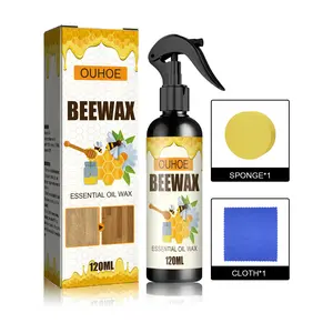 Furniture beeswax spray floor care polishing waterproof scratch renovation care wax