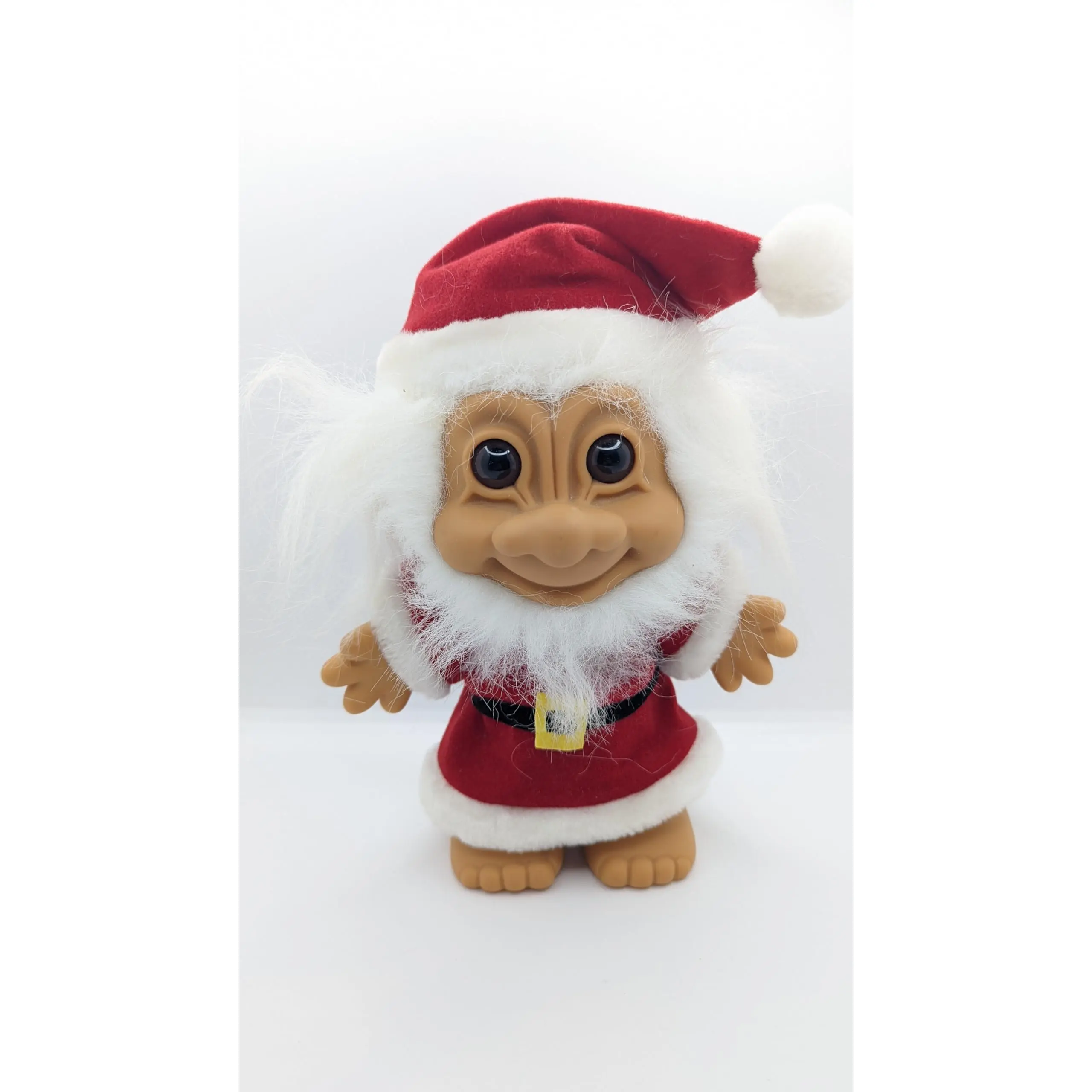 Troll Doll Russ Christmas Santa Claus Vintage Retro 8 inch Gift