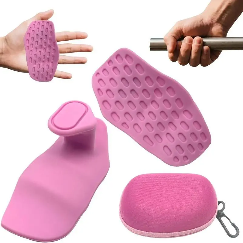 Ergonomic Non-Slip Workout Exercise Grips, Hand Grips, Gym Weightlifting Pads, Suitable for Men Women, Deadlifts Fitness Training, Palm Protection, Gym Accessories