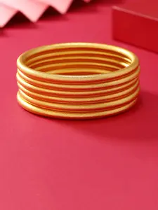 Vintage Minimalist Matte Bangle, Fashionable Jewelry for Women & Men, Trendy All-match & Exquisite Jewelry for Birthday Gift