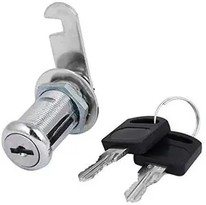 YUEWO Cabinet and Drawer Locks 19mm x 30mm(1 1/8" in) Thread Security Cylinder Cam Lock with 2 Keys