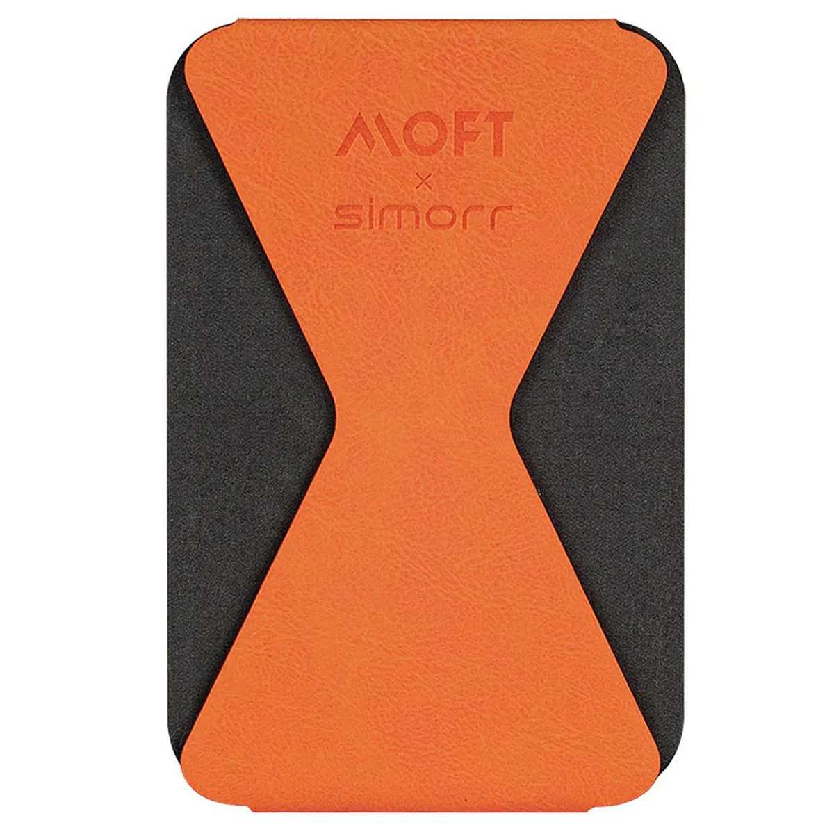 SmallRig Simorr Folding Mobile Phone Stick Stand, Fresh Orange, Quick-Fold Design, Removable Tape Adhesive
