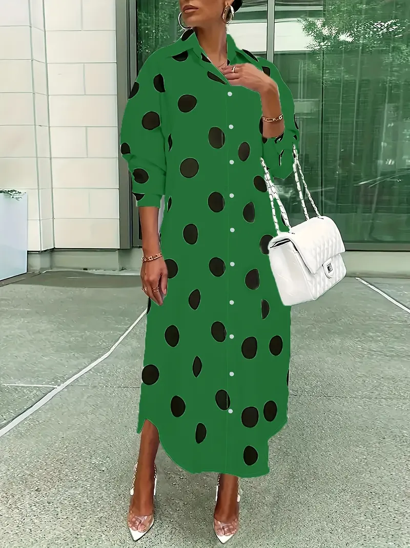 plus size polka dot dress - TikTok Shop