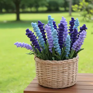 Everlasting Hand-Knitted Lavenders
