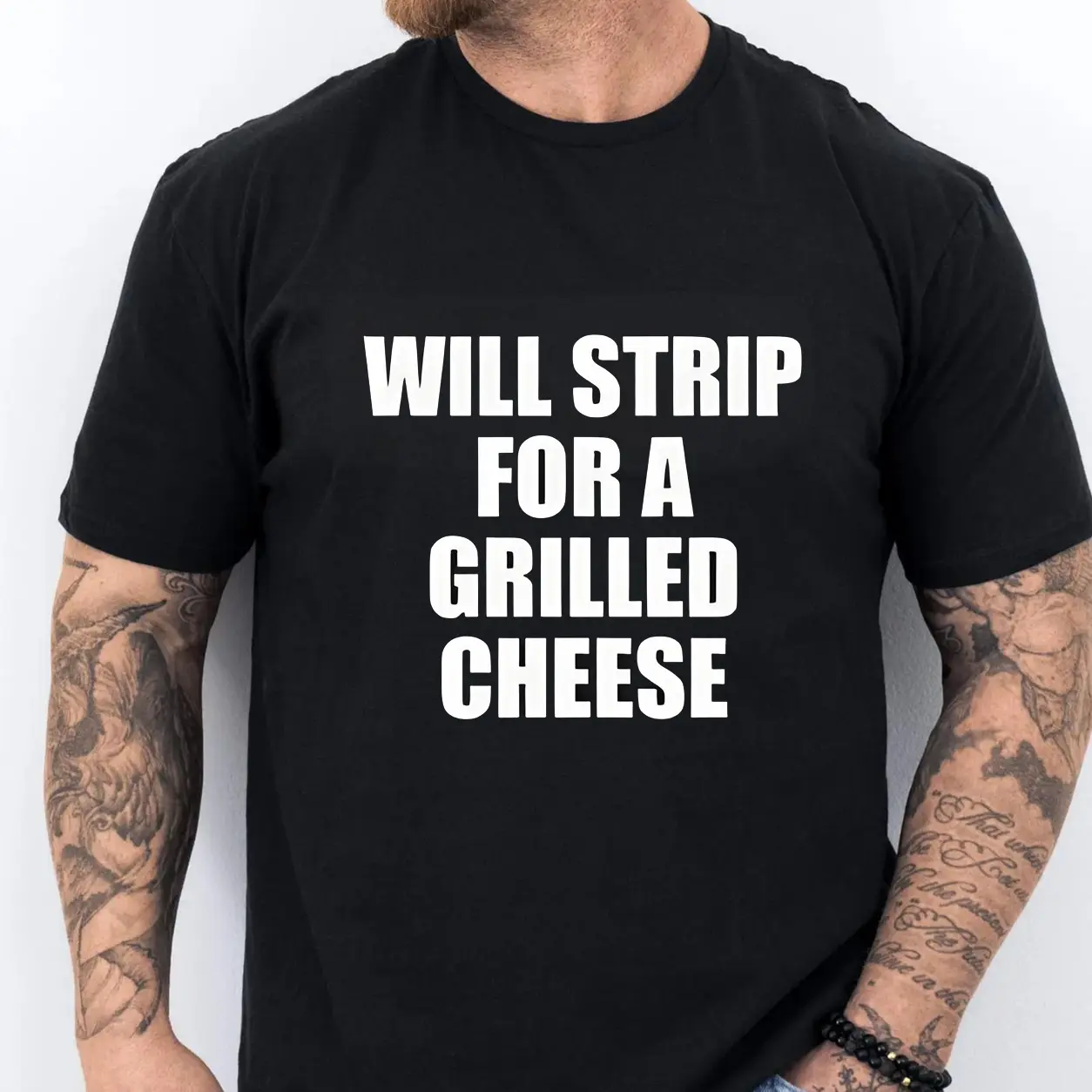 Unisex Pure Cotton T-shirt Men Funny Food Slogan Print Universal Couple Short Sleeve Tee