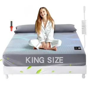 Pure Silver Organic Fitted Grounding Sheet for Improved Sleep and Pain Relief, 15Inch Deep Pocket Grounded Fitted Bed Sheets