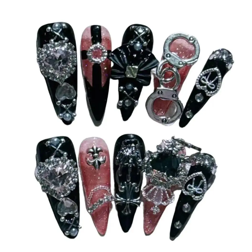 W22 Fashion Wearable Nails are reusable and removable nail stickers, Easy Apply, Protects Nails