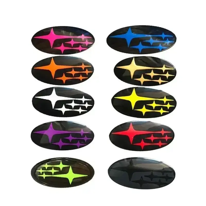 Acrylic Logo Emblem Sticker for Subaru Model Vehicles - Front Hood, Rear Trunk Accessories for Impreza, BRZ, WRX, STI, Legacy, Outback, Ascent, XV, Car
